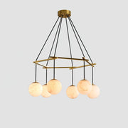 Miira Alabaster Chandelier-DWHOME
