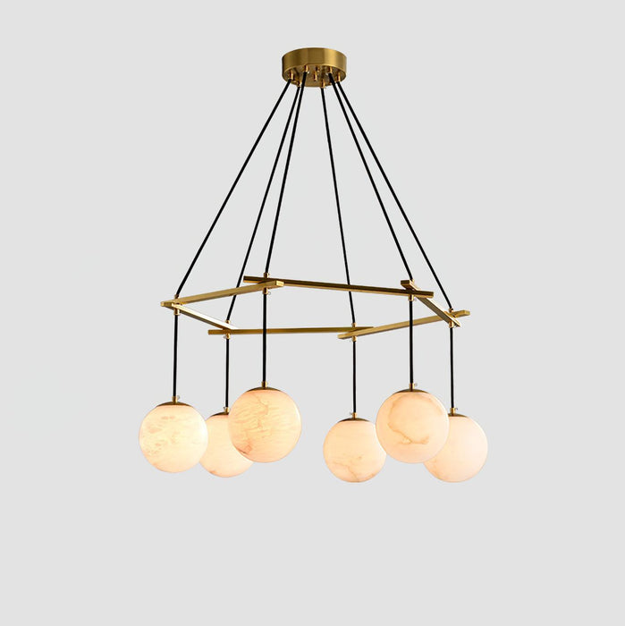 Miira Alabaster Chandelier - DWHOME