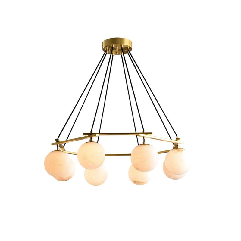 Miira Alabaster Chandelier-DWHOME