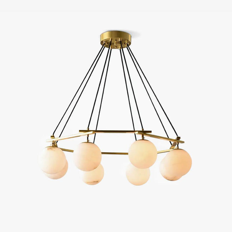 Miira Alabaster Chandelier-DWHOME