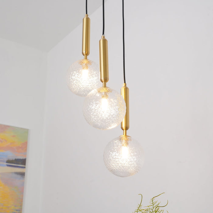 Miira Brass Pendant Light.