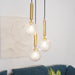 Miira Brass Pendant Light.