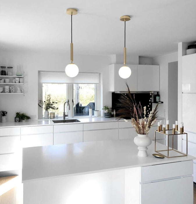 Miira Brass Pendant Light.