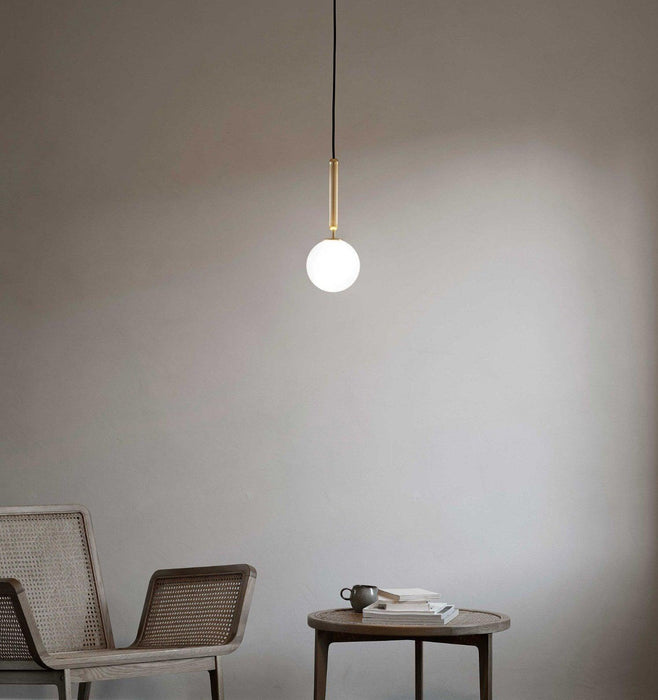 Scandiluxe Brass Pendant Swag Light-DWHOME