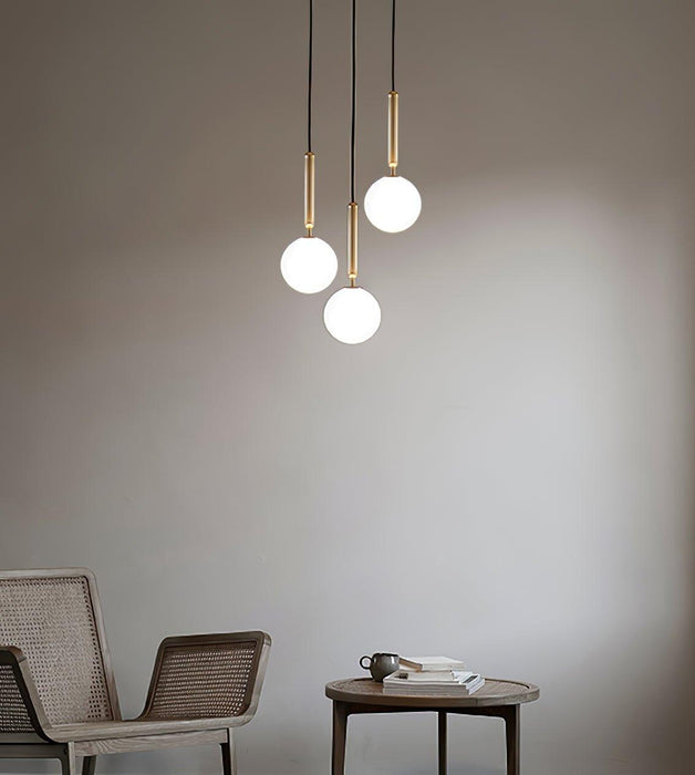 Scandiluxe Brass Pendant Swag Light-DWHOME