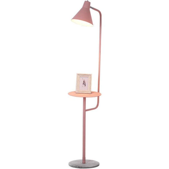 Mikkeline Contemporary Storage Shelf Floor Lamp.