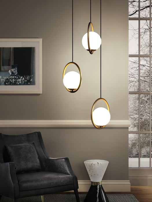 Mila Brass Pendant Light