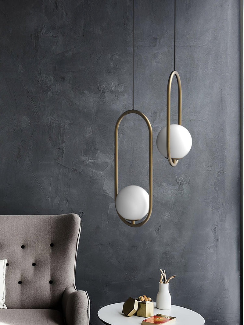 Mila Brass Pendant Swag Light-DWHOME