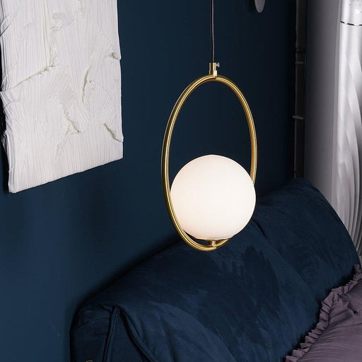 Mila Brass Pendant Swag Light-DWHOME