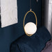 Mila Brass Pendant Light.