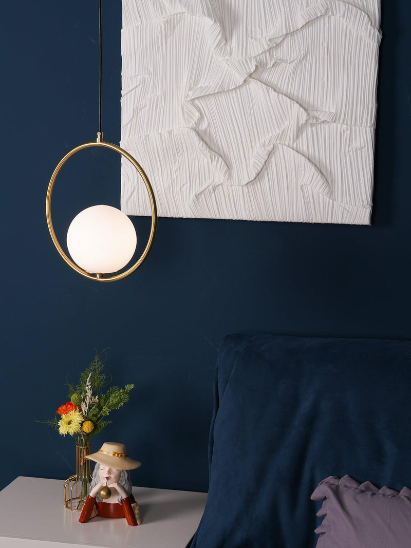Mila Brass Pendant Swag Light-DWHOME