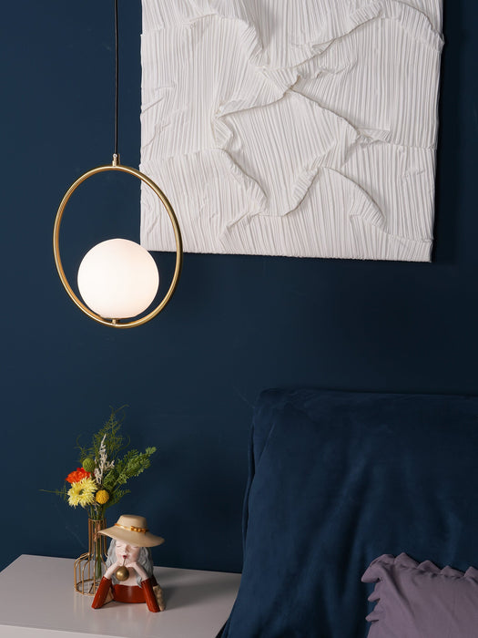 Mila Brass Pendant Light