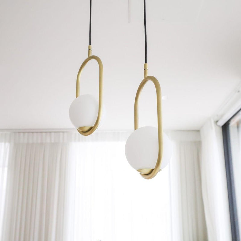 Mila Brass Pendant Swag Light-DWHOME