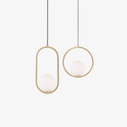 Mila Brass Pendant Swag Light-DWHOME