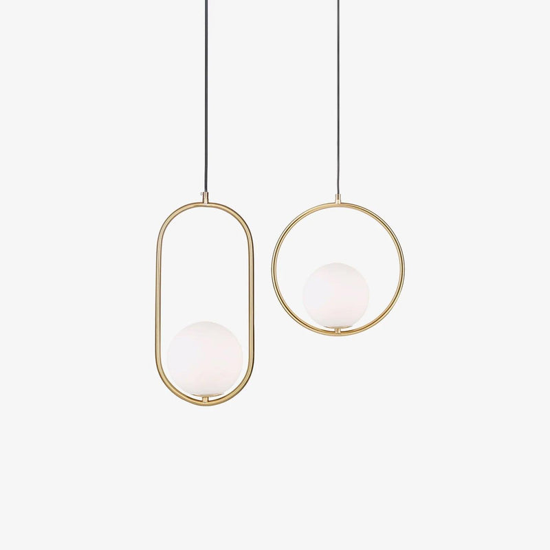 Mila Brass Pendant Swag Light-DWHOME