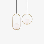 Mila Brass Pendant Swag Light-DWHOME