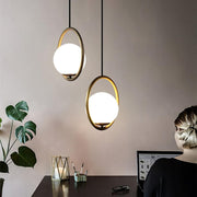 Mila Brass Pendant Swag Light-DWHOME