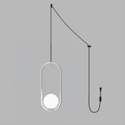 Mila Brass Pendant Swag Light-DWHOME
