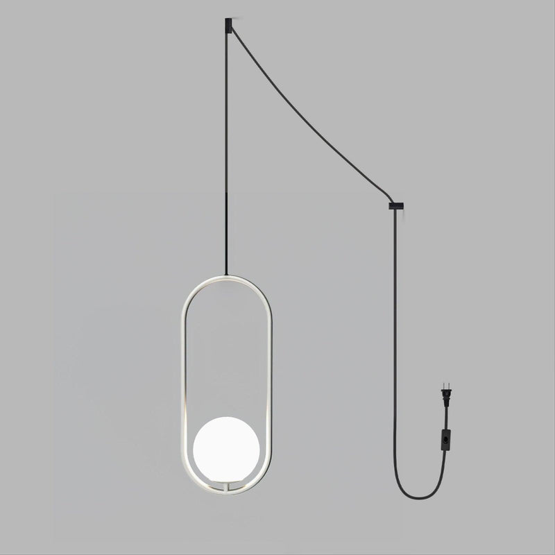Mila Brass Pendant Swag Light-DWHOME