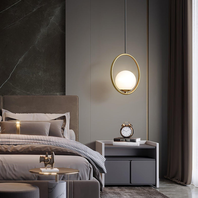 Mila Brass Pendant Swag Light-DWHOME