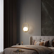 Mila Brass Pendant Swag Light-DWHOME