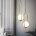 Mila Brass Pendant Light.