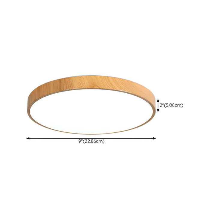 Mila Round Flush Mount Ceiling Lamp-DWHOME
