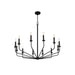 Milanese Chandelier-DWHOME
