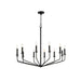 Milanese Chandelier-DWHOME