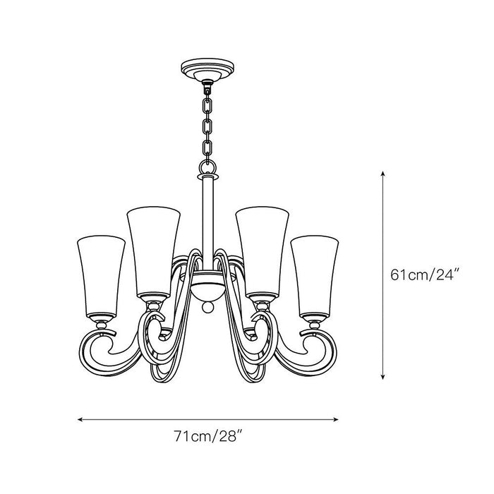 Milbury Chandelier-DWHOME