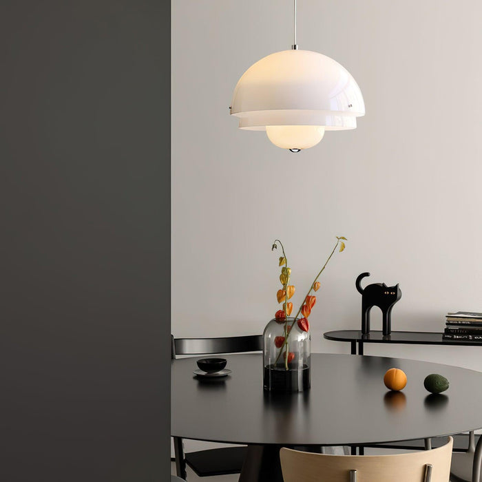 Milk White Layer Pendant Lamp.