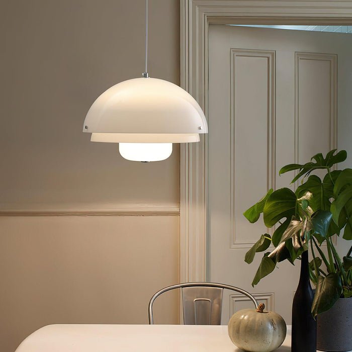 Milk White Layer Pendant Lamp.