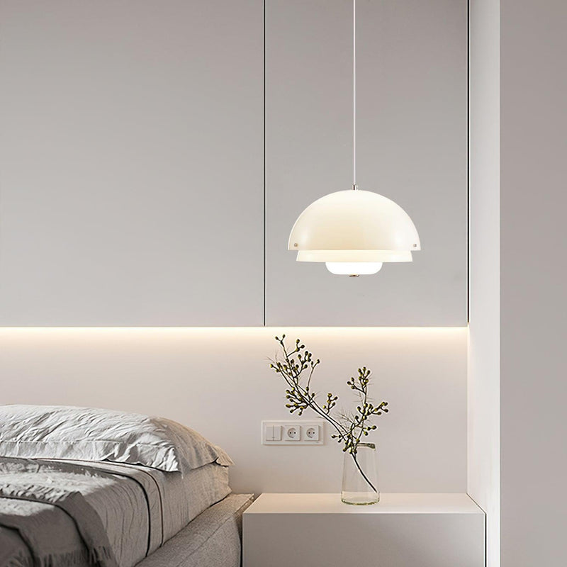 Milk White Layer Pendant Lamp-DWHOME