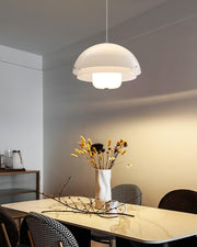 Milk White Layer Pendant Lamp-DWHOME