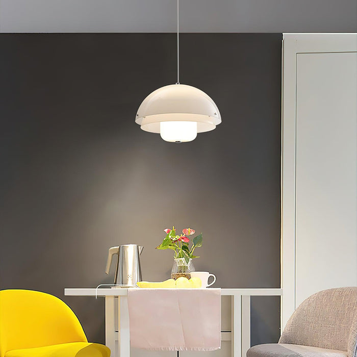 Milk White Layer Pendant Lamp-DWHOME