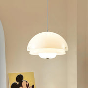 Milk White Layer Pendant Lamp-DWHOME