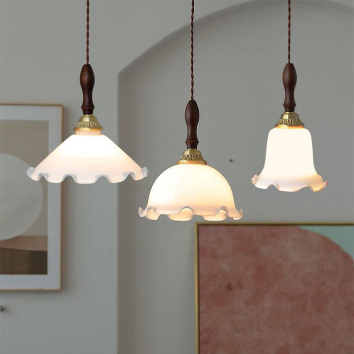 Milky Flower Pendant Light - DWHOME