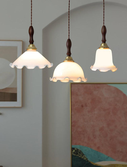 Milky Flower Pendant Light.