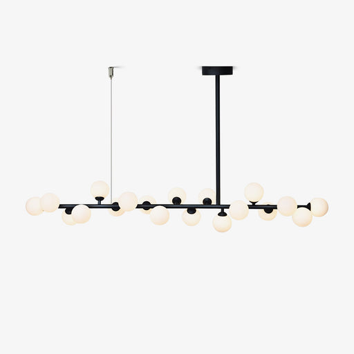 Linear Balls Chandelier.