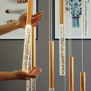 Mina Crystal Entryway Light Fixtures High Ceiling-DWHOME