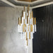 Mina Crystal Entryway Light Fixtures High Ceiling-DWHOME