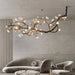 Minas Dimmable Rustic Tree Branch Chandelier.