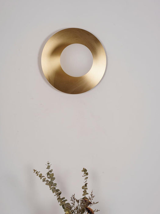 Round Glass Art Wall Lamp-DWHOME