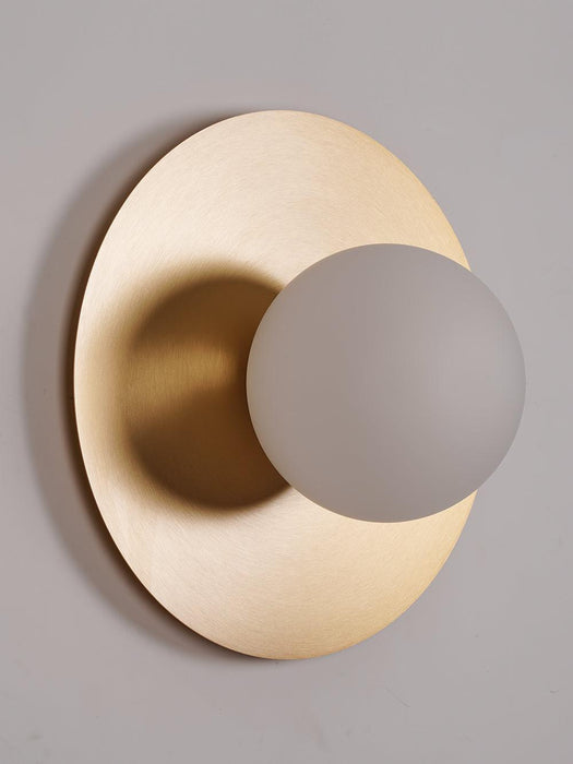 Round Glass Art Wall Lamp-DWHOME