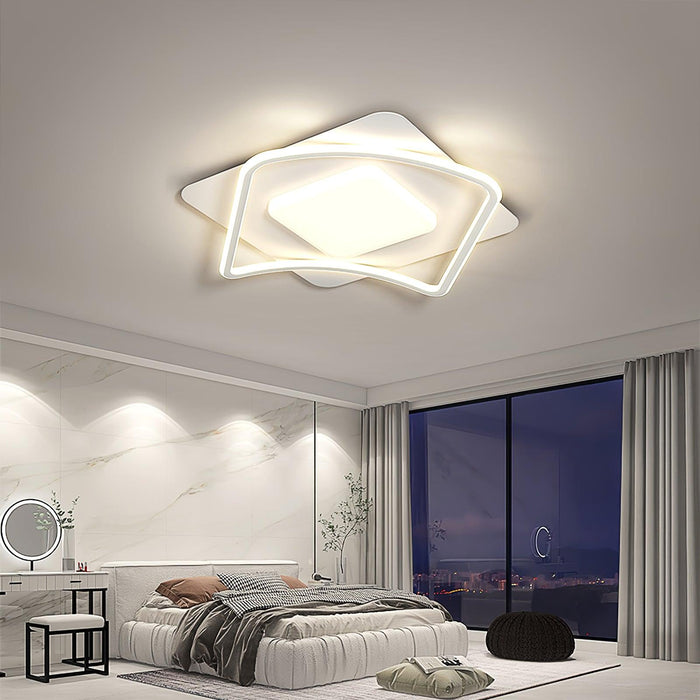 Minimalist Geometry LED Ceiling Light.