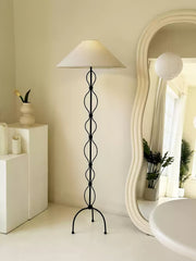 Minimalist Iron Twist Floor Lamp-DWHOME