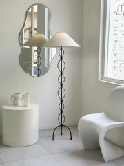 Minimalist Iron Twist Floor Lamp-DWHOME