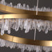 Minimalistic Crystal Quartz LED Chandelier-DWHOME