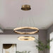 Minimalistic Crystal Quartz LED Chandelier-DWHOME