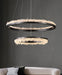 Minimalistic Crystal Quartz LED Chandelier-DWHOME